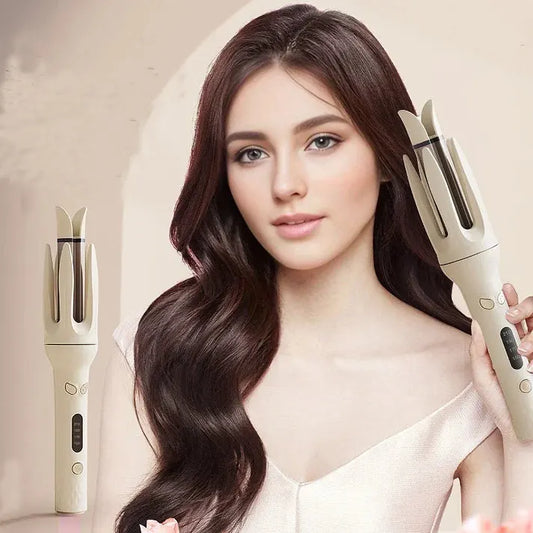 Perfekte Locken. Sofort! Entdecken Sie den automatischen Lockenstab, der in nur 40 Sekunden einsatzbereit ist und glänzende, haltbare Locken ohne Haarbruch zaubert – sicher, schnell und für jeden Haartyp geeignet.