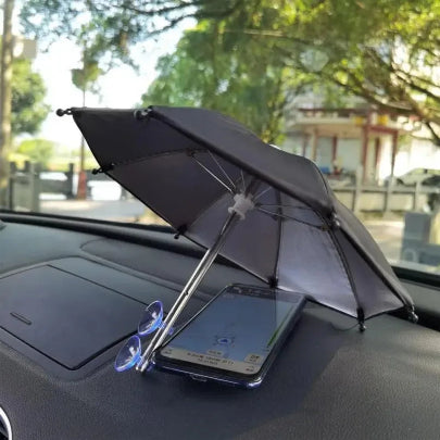Handy-Sonnenschirm mit Saugnapf – Entspiegelnde Sonnenabdeckung für iPhone & Android